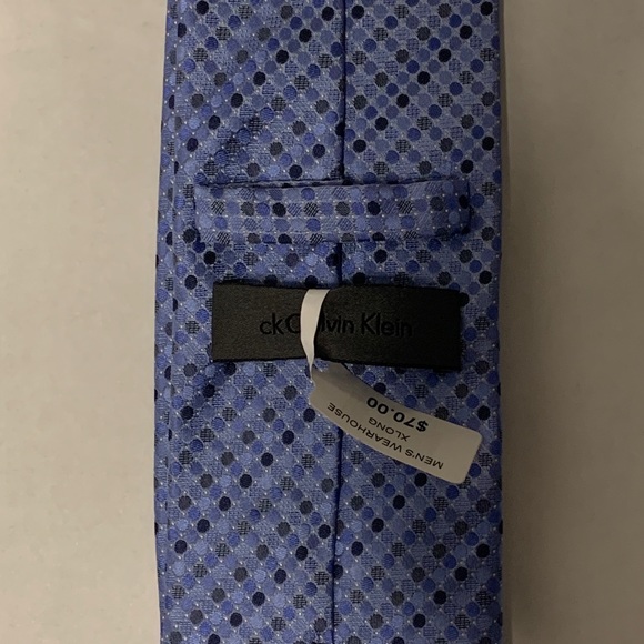 Calvin Klein Blue Tie NWT - Picture 5 of 7